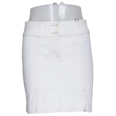 Denim skirt (White) from Street One