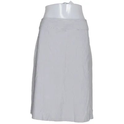 Jupe (Gris, Blanc) de Comma Acétate, Coton, Élasthane, Polyamide