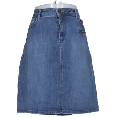 Jeansnederdel (Blå) fra Flash Jeans Bomuld, Elastan, Polyester