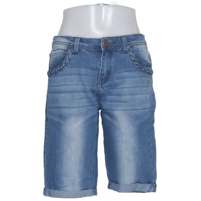 Denim shorts (Blue) from Diamonds & Divas Cotton, Elastane, Polyester