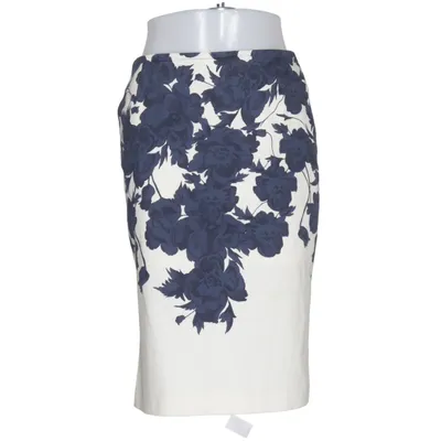 Jupe (Bleu, Blanc) de St Emile Coton, Élasthane, Viscose