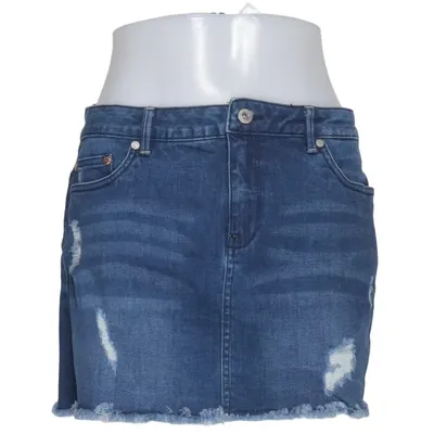 Jupe en jean (Bleu) de ONLY Blue Denim Coton, Élasthane