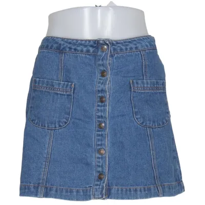 Jeansnederdel (Blå) fra Forever 21 Bomuld