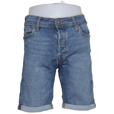 Denim shorts (Blauw) van Jack & Jones Jeans Intelligence Elastaan, Polyester, Gerecycled katoen