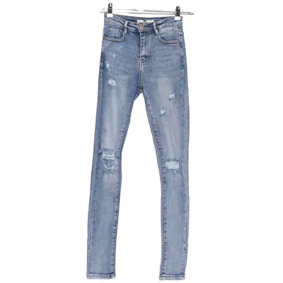 Jean (Bleu) de Laulia Coton, Élasthane, Polyester