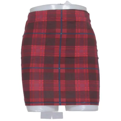 Rok (Rood, Blauw) van Bershka Collection Katoen, Elastaan