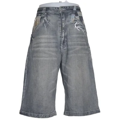 Denim shorts (Gray) from Karl Kani