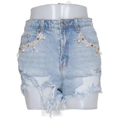 Jeansshorts (Blå) från Monday Denim Bomull, Elastan, Lyocell