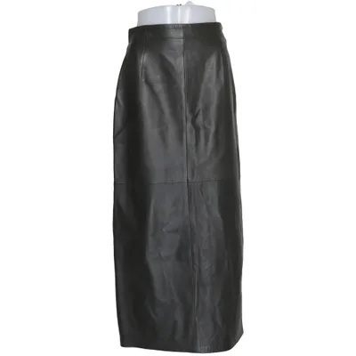Jupe en cuir (Gris) de Cabrini Cuir