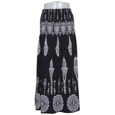 Maxi rok (Zwart, Wit) van Dodo