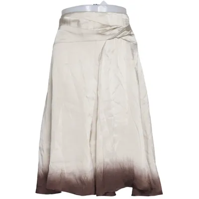 Rok (Beige, Bruin) van Turnover Acetaat, Zijde