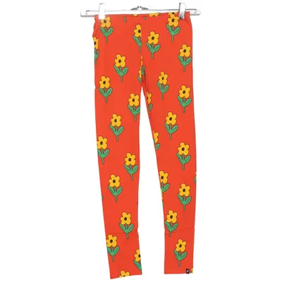 Leggings (Röd, Flerfärgad) från Carlijnq Elastan, Ekologisk bomull