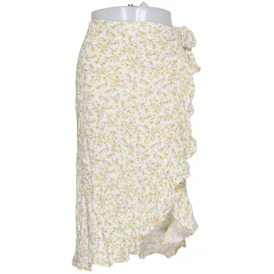 Wrap skirt (White, Yellow) from Chiquelle