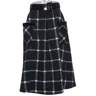 Nederdel (Sort, Hvid) fra Tailor & Twirl Polyester
