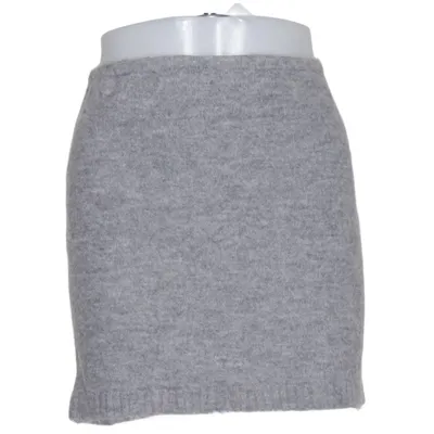 Kjol (Grå) från Premium Quality Gina Tricot Akryl, Alpackaull, Elastan, Polyester