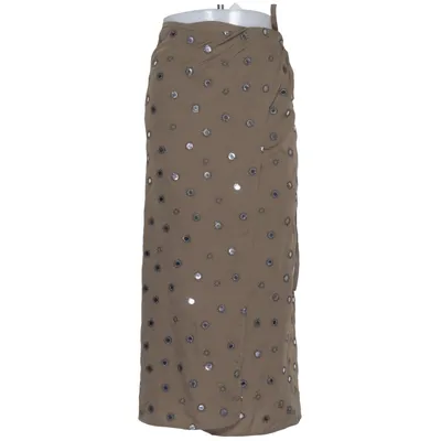 Wikkelrok (Beige) van Weekday