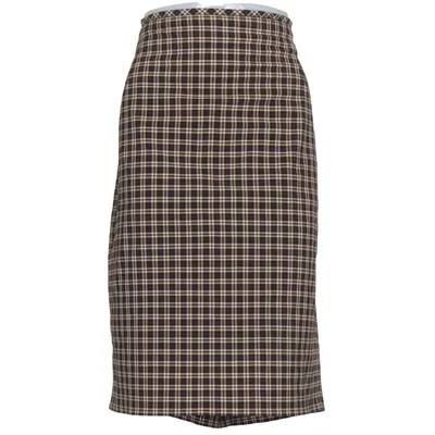 Skirt (Brown, Multicolored) from Bardehle Elastane, Polyester, Wool