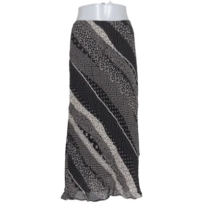 Maxi rok (Zwart, Beige) van Brandtex Polyamide