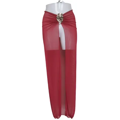 Strandnederdel (Rød) Elastan, Polyester