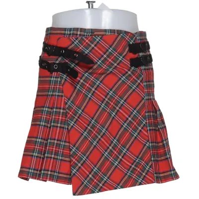 Omlottkjol (Röd, Grön, Svart) från Banned Alternative Polyester