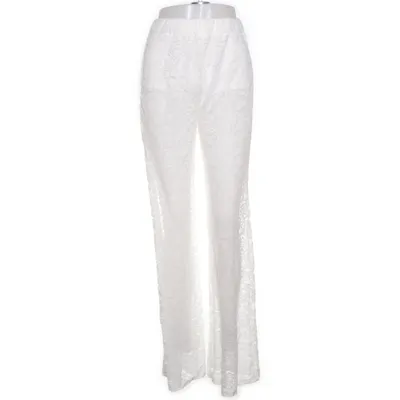Palazzobyxor (Vit) från Design by Si Elastan, Polyamid