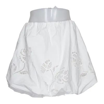 Jupe (Blanc) de Mango Coton, Polyester