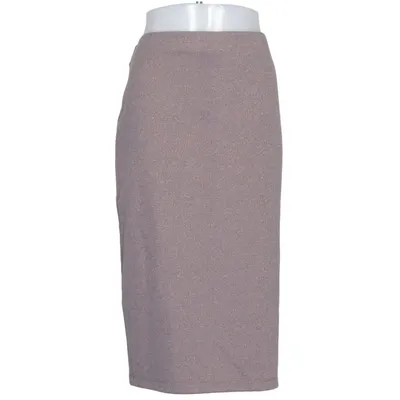 Pencil skirt (Brown) from KappAhl Cotton, Elastane, Metallic fiber