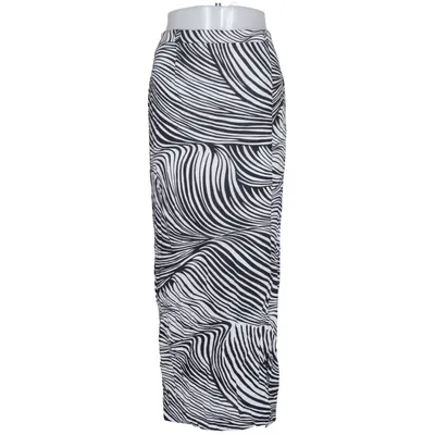 Maxi rok (Zwart, Wit) van Ravens
