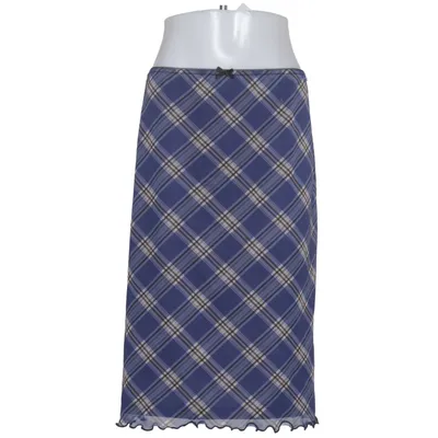 Skirt (Blue, Multicolored) from Urban Outfitters Elastane, Polyester