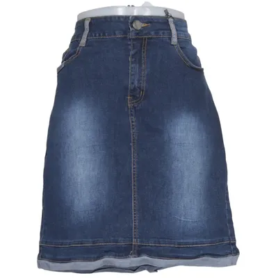 Denim skirt (Blue) from Cellbes Cotton, Elastane