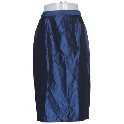 Jupe (Bleu) de Mario Rosella Soie