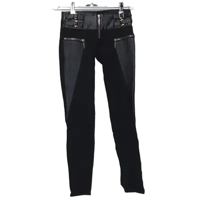 Broek (Zwart) van Hello Miss Katoen, Elastaan