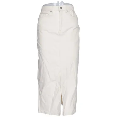 Spijkerrok (Krista-Gerda Hw White Denim Max Skirt) van Selected Femme Elastaan, Gerecycled katoen
