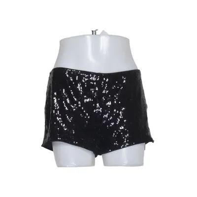 Shorts (Black, Silver) from Musera Elastane, Polyester