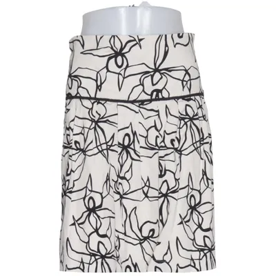 Kjol (Vit, Svart) från Flash Bomull