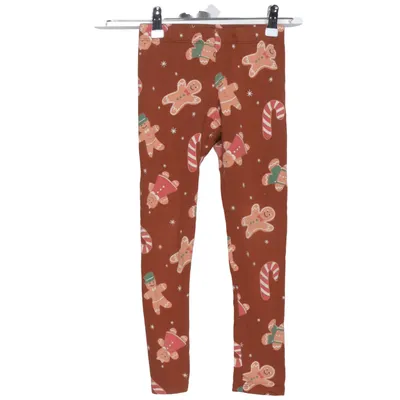 Pyjamasbukser (Brun, Flerfarvet) fra Lindex Kids Bomuld, Elastan