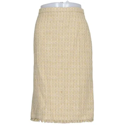 Rok (Geel, Meerkleurig) van Weekend MaxMara Katoen, Elastaan, Metallvezel, Polyamide, Polyester, Viscose