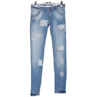 Spijkerbroek (Blauw, Wit) van Sixty Katoen, Elastaan