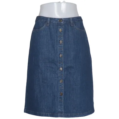 Spijkerrok (Blauw) van King Louie Elastaan, Organisch katoen, Polyester