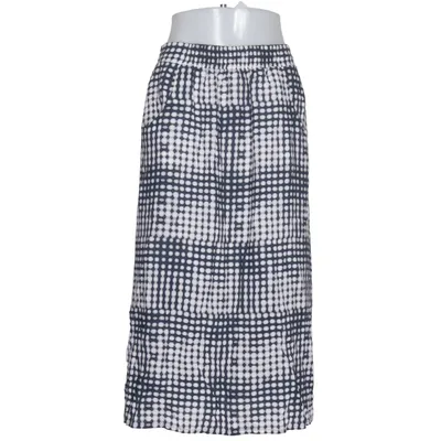 Rok (Blauw, Beige) van Michele Modal, Polyester, Viscose