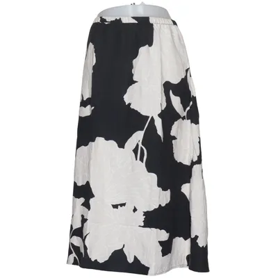 Skirt (Black, Multicolored) from H&M Premium Quality Viscose, Linen