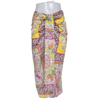 Rock (Lila, Gelb, Mehrfarbig) von Mango Elasthan, Polyester
