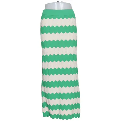 Långkjol (Grön, Vit) från YAS Polyamid, Polyester, Viskos