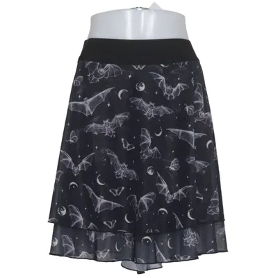 Jupe (Noir, Blanc) de Romwe Élasthane, Polyester