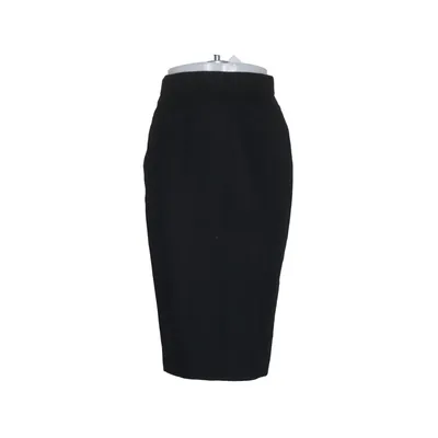 Skirt (Black) from Louis Féraud Viscose, Wool