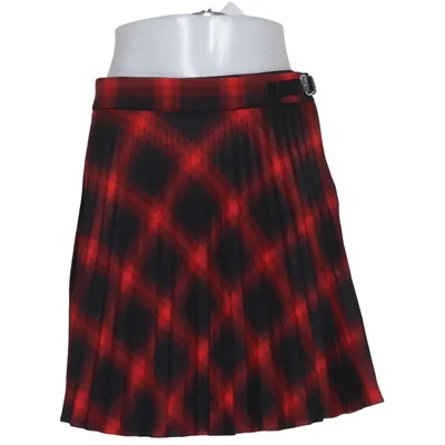 Kilt (Rød, Sort) fra Mango Elastan, Polyester, Viscose