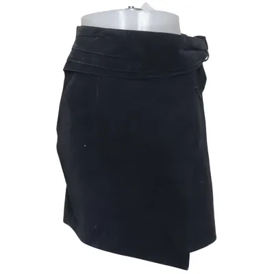 Lederrock (Schwarz) von Never Denim Leder, Polyester