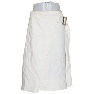 Jupe portefeuille (Blanc) de Rodebjer Coton, Élasthane, Lin
