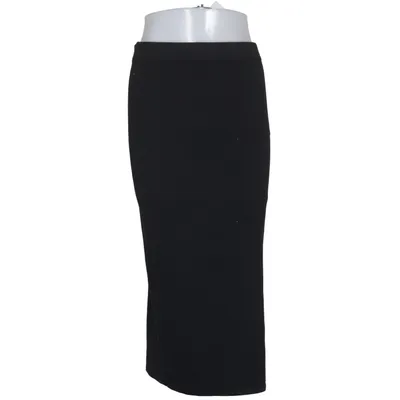 Jupe longue (Noir) de Usha Acrylique, Cachemire, Polyamide, Polyester