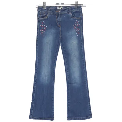 Spijkerbroek (Blauw) van Vertbaudet Katoen, Elastaan
